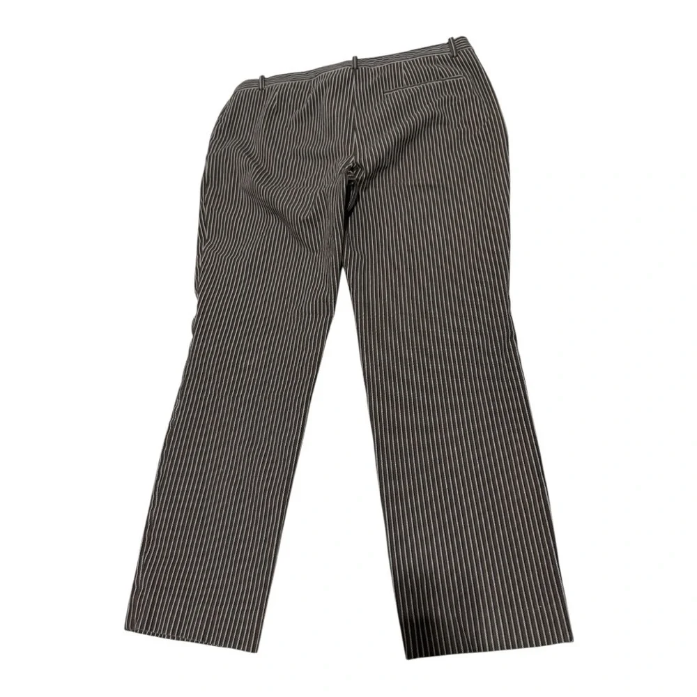 Theory Treeca 4 Stripe Stretch Pants Style K0104207 Size‎ 10 Slim Fit Trousers